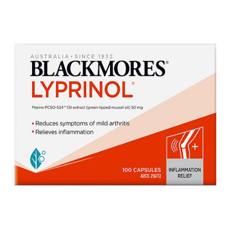 Blackmores Lyprinol Natural Anti-Inflammatory Value Pack 100 Capsules Blackmores Lyprinol Natural Anti-Inflammatory Value Pack 100 Capsules
