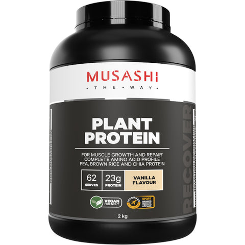 Musashi Plant Protein Vanilla 2Kg