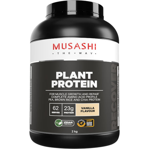 Musashi Plant Protein Vanilla 2Kg Musashi Plant Protein Vanilla 2Kg
