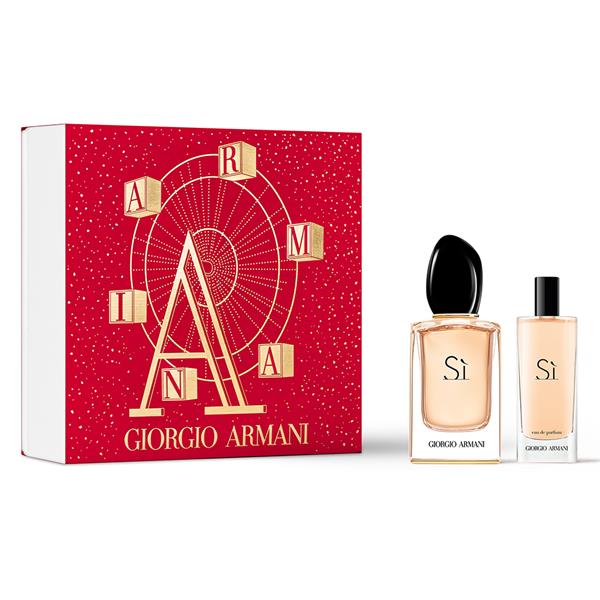 Giorgio Armani SI Eau De Parfum 50mL 2 Piece Set (EDP 50mL+ EDP 15mL)