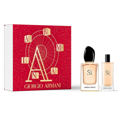 Giorgio Armani SI Eau De Parfum 50mL 2 Piece Set (EDP 50mL+ EDP 15mL) Giorgio Armani SI Eau De Parfum 50mL 2 Piece Set (EDP 50mL+ EDP 15mL)