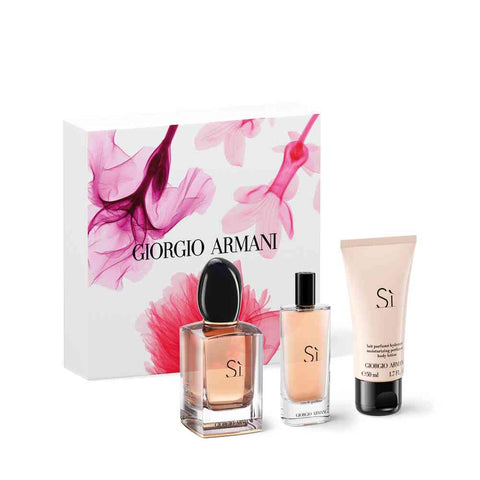 Giorgio Armani SI Eau De Parfum 50mL 3 Piece Set Giorgio Armani SI Eau De Parfum 50mL 3 Piece Set