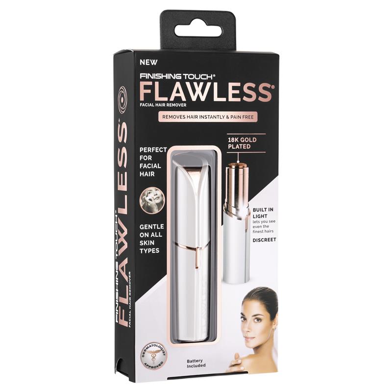 Flawless Finishing Touch Facial Hair Remover White Flawless Finishing Touch Facial Hair Remover White