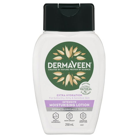 DermaVeen Extra Hydration Intensive Moisturising Lotion 250mL DermaVeen Extra Hydration Intensive Moisturising Lotion 250mL