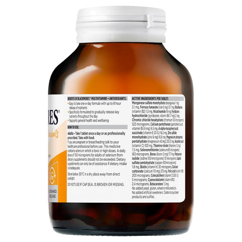 Blackmores Sustained Release Multi + Antioxidants 180 Tablets Blackmores Sustained Release Multi + Antioxidants 180 Tablets