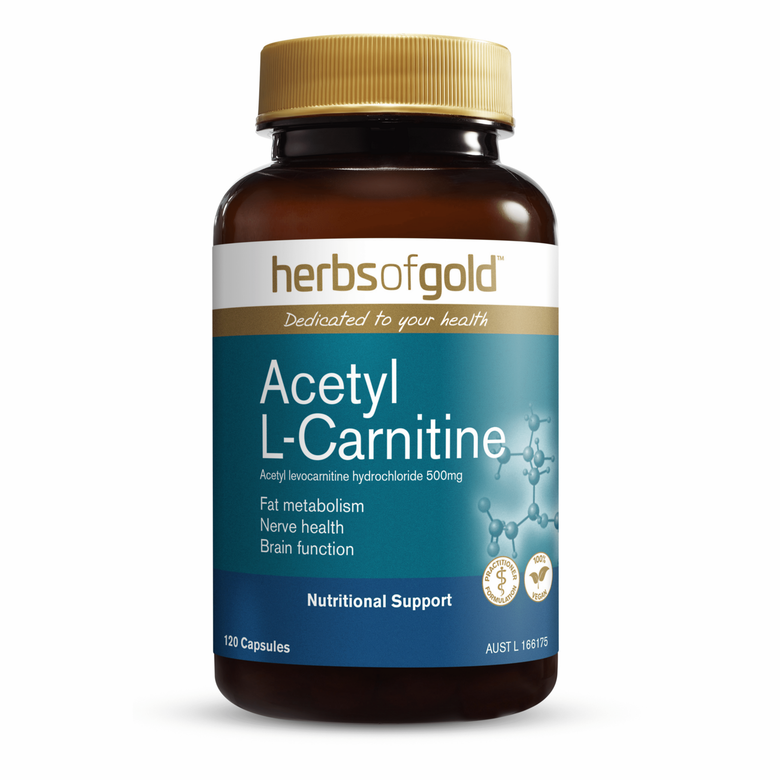 Herbs of Gold Acetyl L-Carnitine 120 Vegetarian Capsules Better Value Pharmacy Herbs of Gold Acetyl L-Carnitine 120 Vegetarian Capsules Better Value Pharmacy