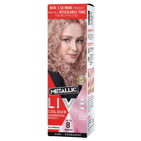 Schwarzkopf Live Colour Metallic Rose Gold 75mL Schwarzkopf Live Colour Metallic Rose Gold 75mL