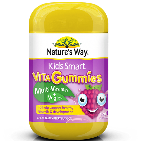 Nature's Way Kids Smart Vita Gummies Multi + Vegies 120 Pastilles Nature's Way Kids Smart Vita Gummies Multi + Vegies 120 Pastilles