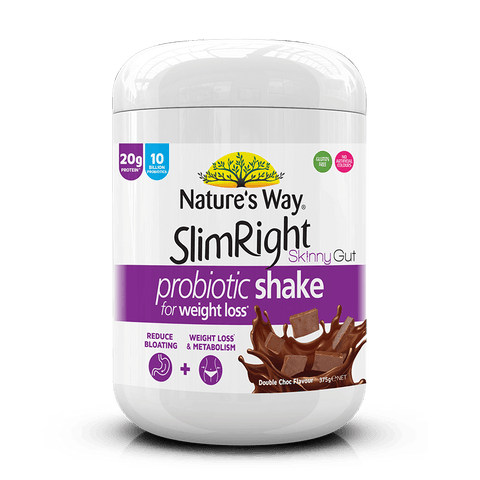 Nature's Way SLIMRIGHT SKINNYGUT PROBIOTIC SHAKE 375G Nature's Way SLIMRIGHT SKINNYGUT PROBIOTIC SHAKE 375G
