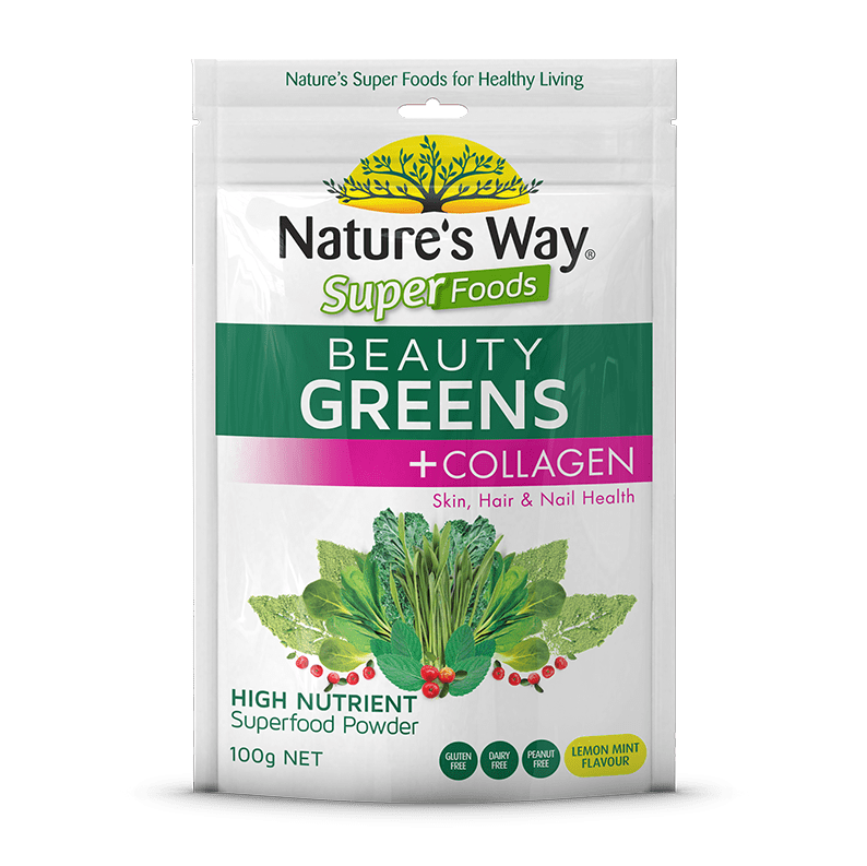 Nature's Way Superfoods BEAUTY GREENS + COLLAGEN 100g