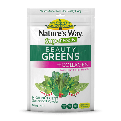 Nature's Way Superfoods BEAUTY GREENS + COLLAGEN 100g Nature's Way Superfoods BEAUTY GREENS + COLLAGEN 100g