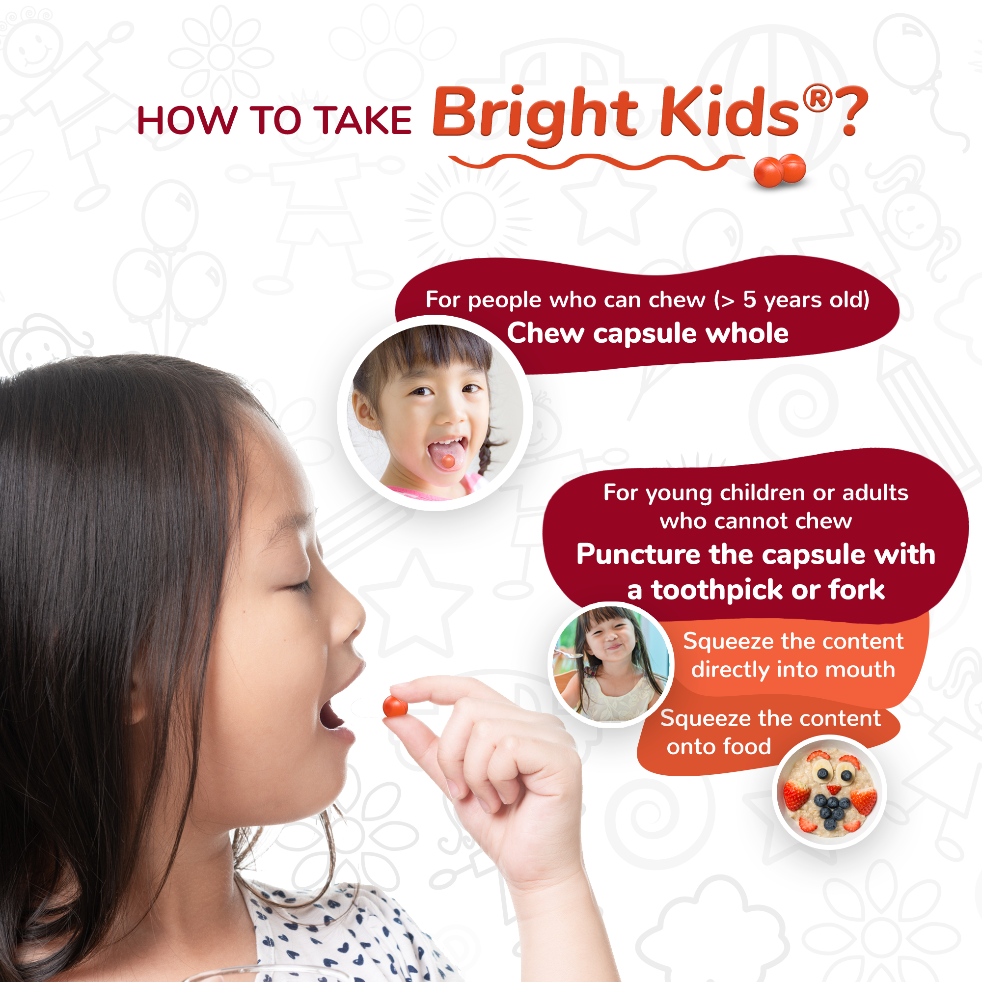 MAX BIOCARE Bright Kids 2 x 30 Soft Capsules (Expiry 11/2025) - Special Bundles MAX BIOCARE Bright Kids 2 x 30 Soft Capsules (Expiry 11/2025) - Special Bundles