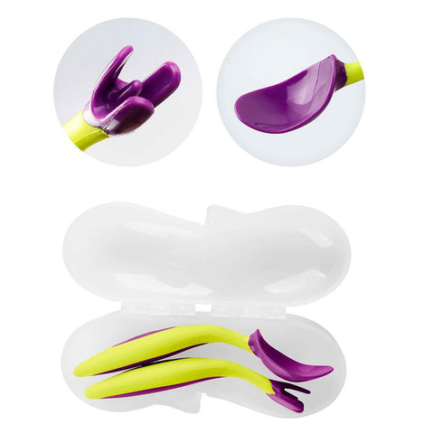 B.Box Toddler Cutlery Set - Passion Splash B.Box Toddler Cutlery Set - Passion Splash