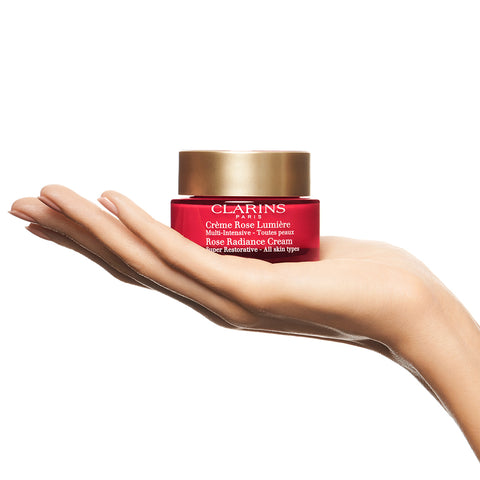 CLARINS Super Restorative Rose Radiance Day Cream - All Skin Types 50mL CLARINS Super Restorative Rose Radiance Day Cream - All Skin Types 50mL