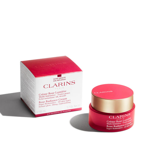 CLARINS Super Restorative Rose Radiance Day Cream - All Skin Types 50mL CLARINS Super Restorative Rose Radiance Day Cream - All Skin Types 50mL