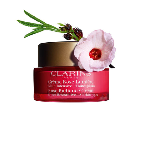 CLARINS Super Restorative Rose Radiance Day Cream - All Skin Types 50mL CLARINS Super Restorative Rose Radiance Day Cream - All Skin Types 50mL