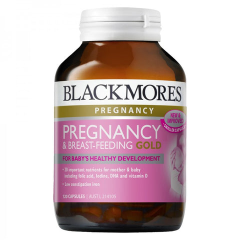 Blackmores Pregnancy & Breast-Feeding Gold 120 Capsules Blackmores Pregnancy & Breast-Feeding Gold 120 Capsules