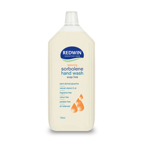 Redwin Sorbolene Hand Wash with Vitamin E 750ml Refill (SLS Free)