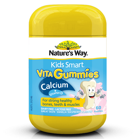 Nature's Way Kids Smart Vita Gummies Calcium + Vitamin D 60 Pastilles Nature's Way Kids Smart Vita Gummies Calcium + Vitamin D 60 Pastilles