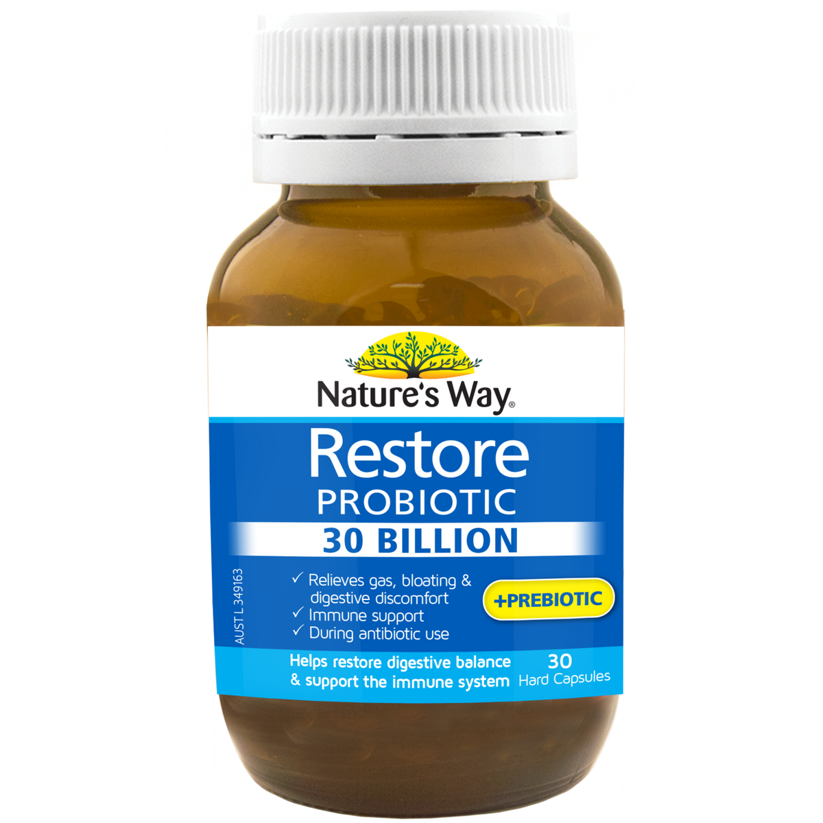 Nature's Way Restore Probiotic 30 Billion 30 Capsules