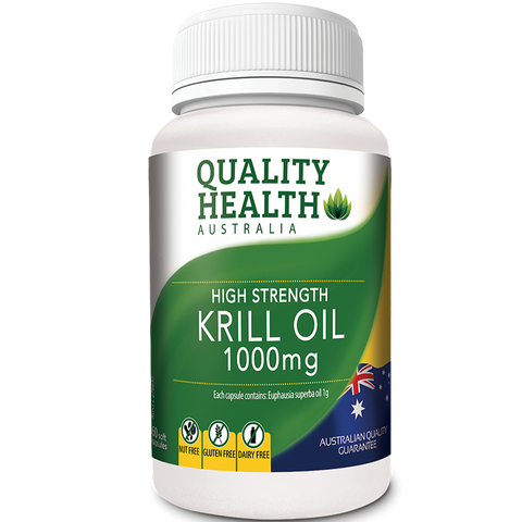 Quality Health High Strength Krill Oil 1000mg 60s Quality Health High Strength Krill Oil 1000mg 60s