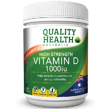 Quality Health High Strength Vitamin D 1000iu 250 Tablets Quality Health High Strength Vitamin D 1000iu 250 Tablets