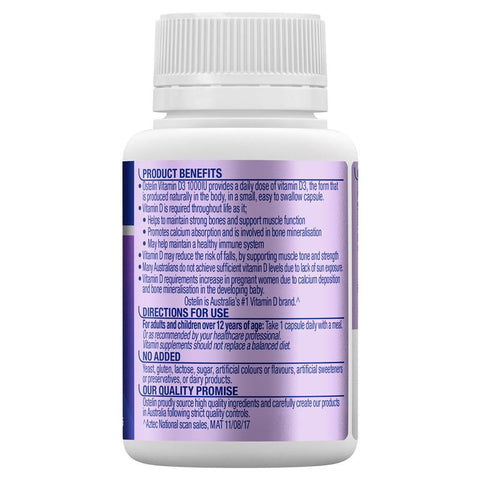 Ostelin Vitamin D3 1000IU 130 Capsules Ostelin Vitamin D3 1000IU 130 Capsules