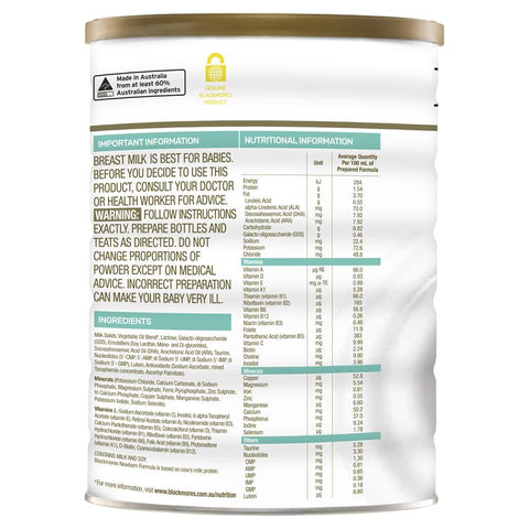 Blackmores 1 Newborn Formula 900g (Expiry 01/2026) Blackmores 1 Newborn Formula 900g (Expiry 01/2026)
