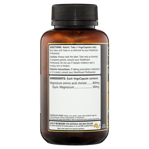 GO Healthy Magnesium 800 120 Vege Capsules GO Healthy Magnesium 800 120 Vege Capsules