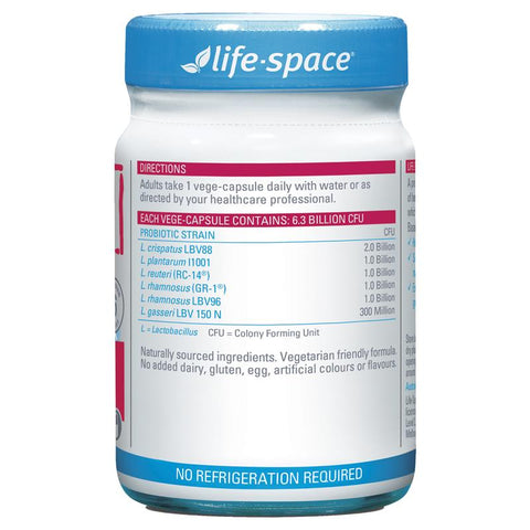 Life-Space Women's Microflora Probiotic 60 Capsules Life-Space Women's Microflora Probiotic 60 Capsules
