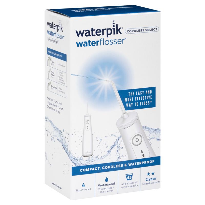 Waterpik Cordless Select Water Flosser - White WF-10A010 Waterpik Cordless Select Water Flosser - White WF-10A010