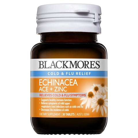 Blackmores Echinacea ACE + Zinc 30 Tablets Blackmores Echinacea ACE + Zinc 30 Tablets
