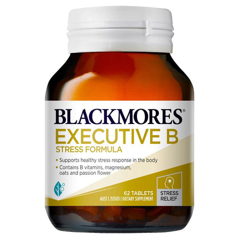 Blackmores Executive B Stress Formula 62 Tablets Blackmores Executive B Stress Formula 62 Tablets