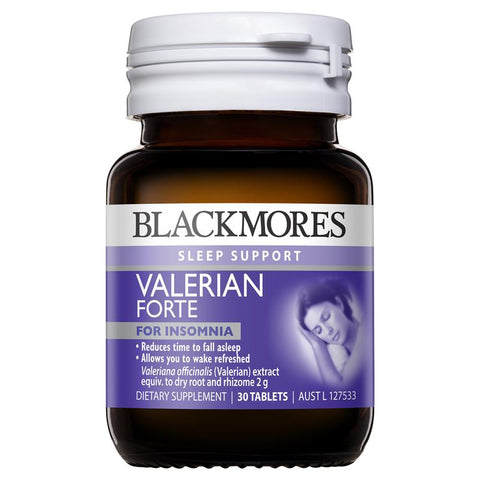 Blackmores Valerian Forte 2000mg 30 Tablets Blackmores Valerian Forte 2000mg 30 Tablets