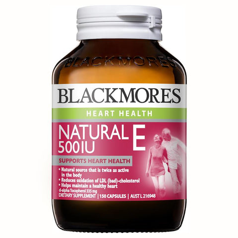 Blackmores Natural Vitamin E 500IU 150 Capsules Blackmores Natural Vitamin E 500IU 150 Capsules