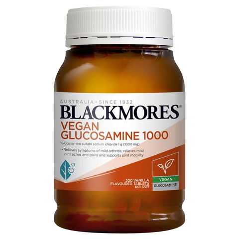 Blackmores Vegan Glucosamine 1000 200 Tablets Blackmores Vegan Glucosamine 1000 200 Tablets