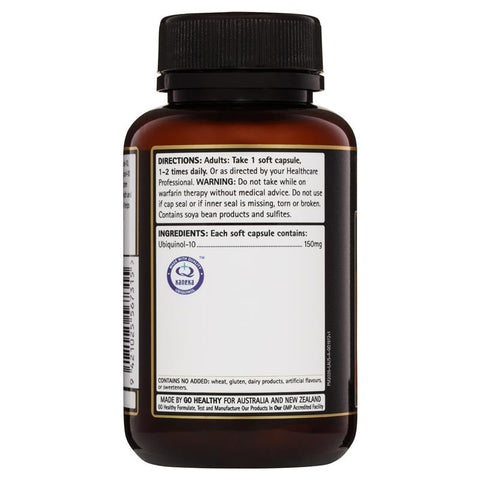 Go Healthy Ubiquinol 150mg 30 Soft Capsules Go Healthy Ubiquinol 150mg 30 Soft Capsules