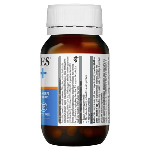 Blackmores Probiotics+ Immune Defence 30 Capsules Blackmores Probiotics+ Immune Defence 30 Capsules