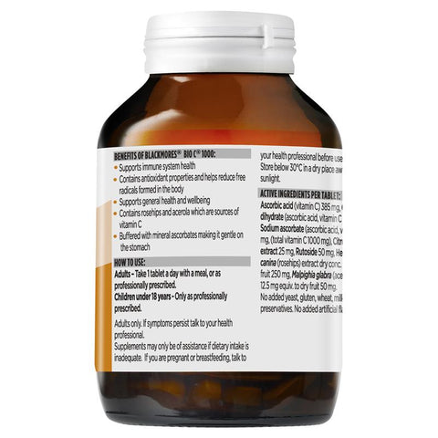 Blackmores Bio C 1000 150 Tablets Blackmores Bio C 1000 150 Tablets