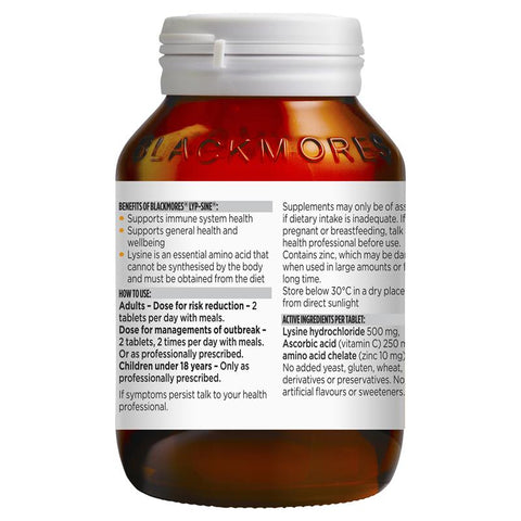 Blackmores Lyp-Sine 100 Tablets Blackmores Lyp-Sine 100 Tablets