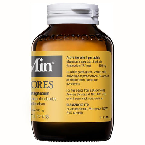 Blackmores Magmin 500mg 250 Tablets Blackmores Magmin 500mg 250 Tablets