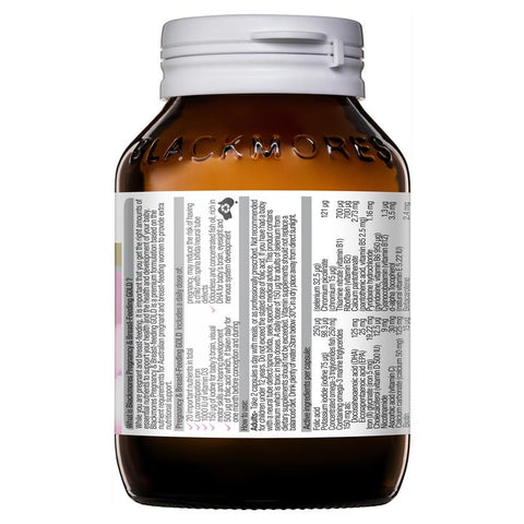 Blackmores Pregnancy and Breastfeeding Gold 60 Capsules Blackmores Pregnancy and Breastfeeding Gold 60 Capsules