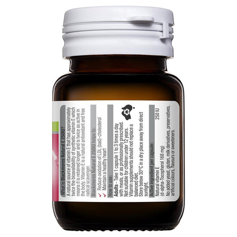Blackmores Natural Vitamin E 250IU 50 Capsules Blackmores Natural Vitamin E 250IU 50 Capsules
