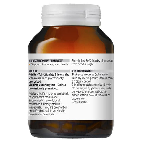 Blackmores Echinacea Forte 150 Tablets Blackmores Echinacea Forte 150 Tablets