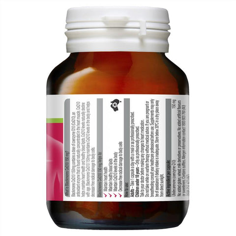 Blackmores CoQ10 150mg High Potency 30 Capsules Blackmores CoQ10 150mg High Potency 30 Capsules