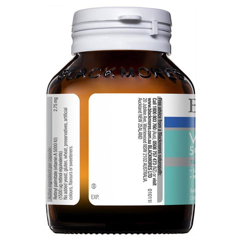 Blackmores Vitamin A 5000IU 150 Capsules Blackmores Vitamin A 5000IU 150 Capsules