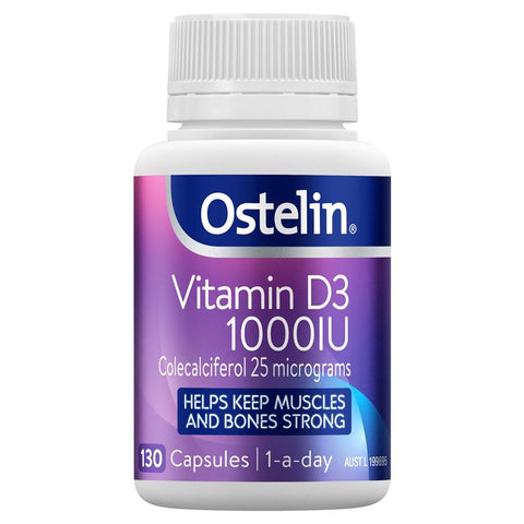 Ostelin Vitamin D3 1000IU 130 Capsules Ostelin Vitamin D3 1000IU 130 Capsules