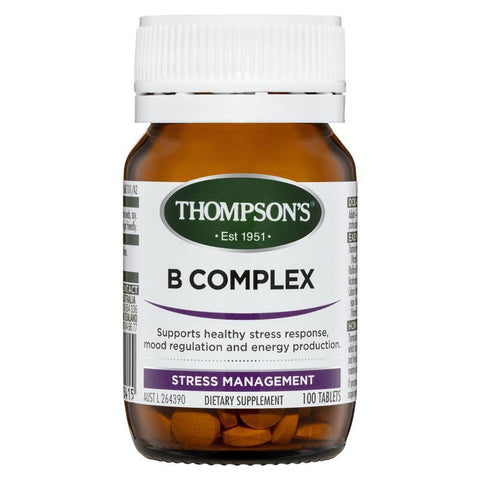 Thompson's B Complex 100 Tablets Thompson's B Complex 100 Tablets