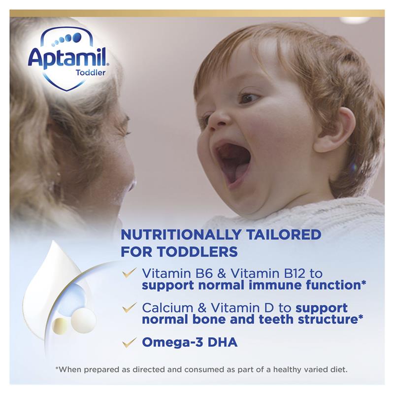 Aptamil Gold+ 3 Toddler Nutritional Supplement From 1 Year 900g Aptamil Gold+ 3 Toddler Nutritional Supplement From 1 Year 900g