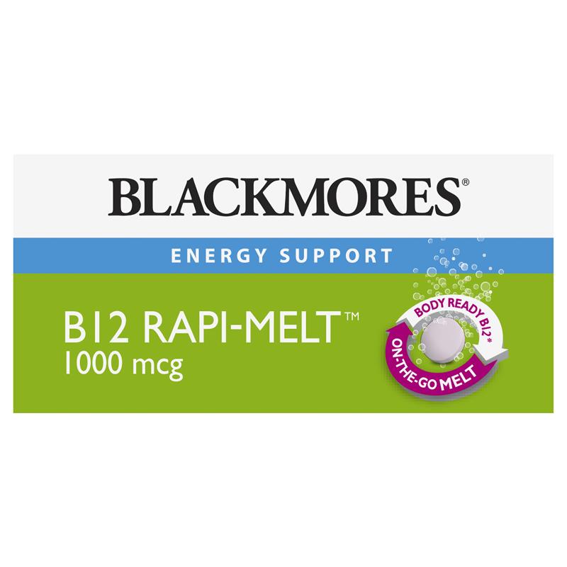 Blackmores B12 Rapi-Melt 1000mcg 60 Tablets Blackmores B12 Rapi-Melt 1000mcg 60 Tablets